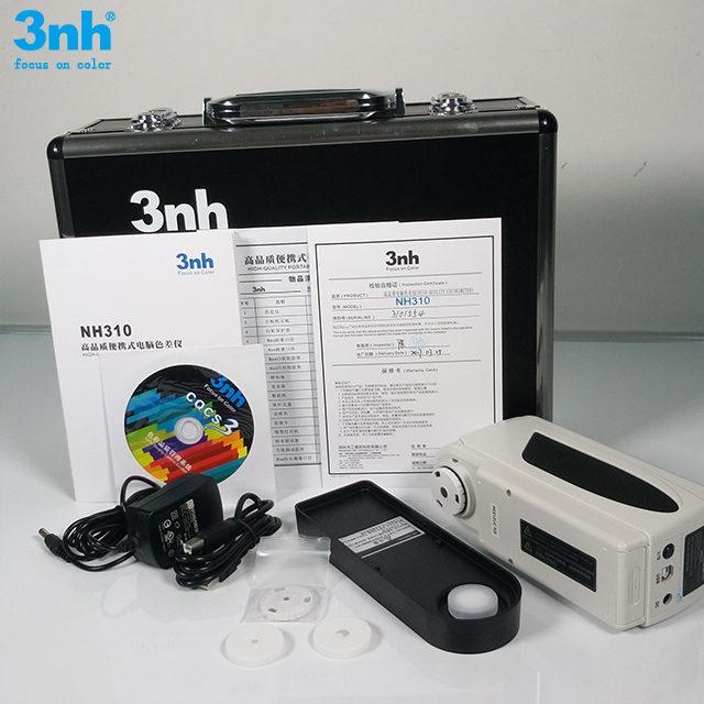 3nh φορητό Colorimeter διαφοράς χρώματος με τη κάμερα 8mm 4mm δύο Apetures που εντοπίζει NH310