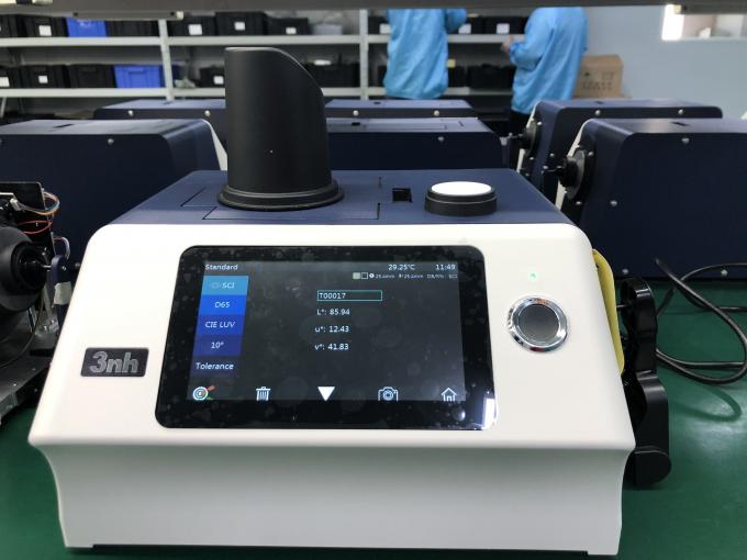 Πλαστικό spectrophotometer χρώματος masterbatch benchtop colorimeter YS6020 3nh