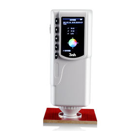 Άσπρο πλαστικό φορητό Colorimeter, συσκευή ανάλυσης διαφοράς χρώματος χρωμάτων ανοιγμάτων 4mm