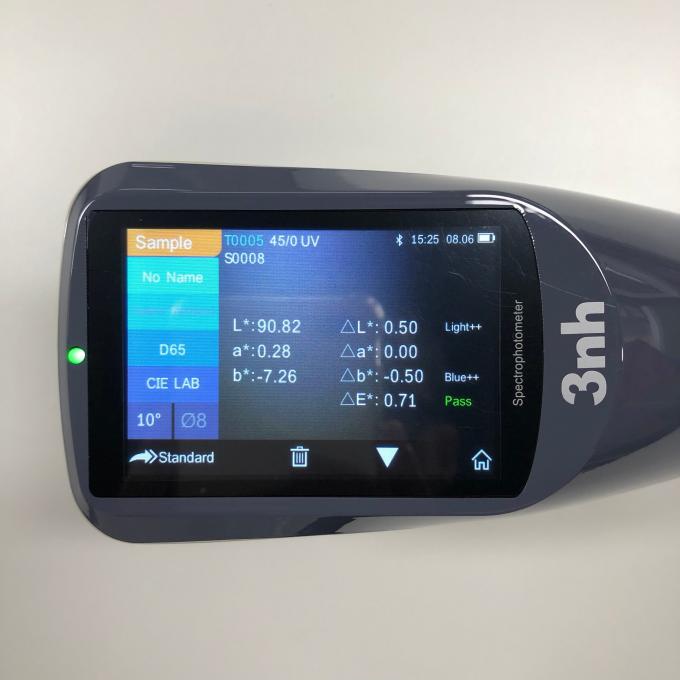 φορητό spectrophotometer YS4510 45/0 ανοιγμάτων 2mm για τη μέτρηση χρώματος για να αντικαταστήσει Xrite ΑΚΡΙΒΈΣ