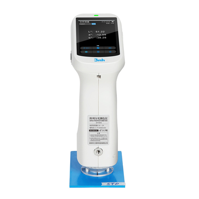 Colorimeter μέτρησης χρώματος 3nh πλαστικός υφαντικός μετρητής χρώματος χρωμάτων 2°/10° 10nm